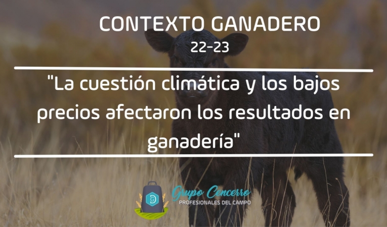 Campaña 22-23: contexto ganadero